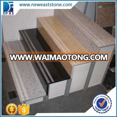 Natural stone anti slip granite stairs design